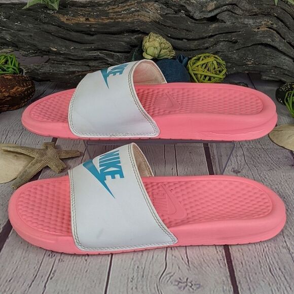 Nike Benassi "Just Do It" Slides Sandals - Picture 4 of 9